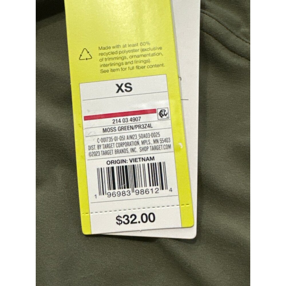 XS - Womens Ultra High-Rise Flex Leggings - All in Motion - Moss Green - Picture 5 of 8